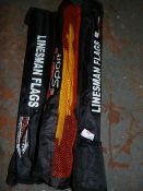 Three Sets of Linesmen Flags