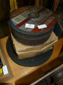 Twenty Seven Assorted Cutting and Grinding Disks