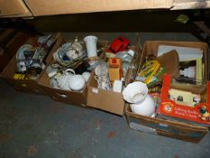 Four Boxes Containing China Dinner Services, Toy C