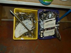 Chrome Tubular Garment Rail Fittings