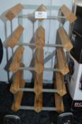 Pine & Metal 10 Bottle Wine Rack