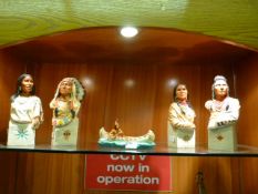 Five Decorative Native American Ornaments