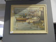 Framed Print - Harbour Scene
