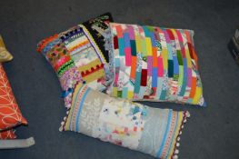 Three Patchwork Cushions
