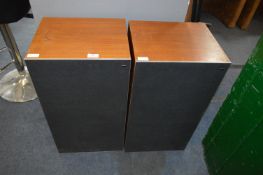 Pair of Bang & Olufsen 5702 Beovex Teak Speakers