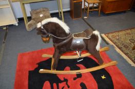 Mamas & Papas Plush Fur Rocking Horse