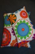 Pair of Floral Patterned Cushions