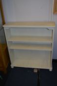 White Painted Three Teir Book Shelf