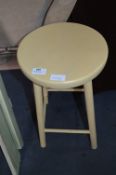 Yellow Painted Stool