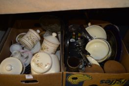 Two Boxes of St Michael Storage Jars, Decorative P