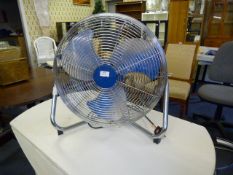 Chrome Gymnasium Fan