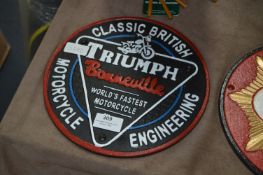 *Cast Metal Sign - Triumph Bonneville