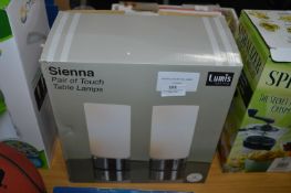 *Sienna Chrome Table Lamps