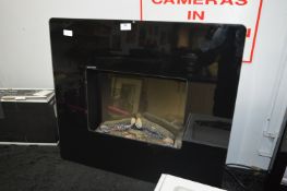 Wall Mounted Log Effect Electric Fire