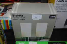 *Sienna Chrome Table Lamps