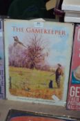 *Printed Metal Sign - The Game Keeper
