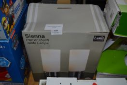 *Sienna Chrome Table Lamps