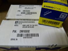 *Two Dedicated Micros 95092 Spot Lamps 12V, 75W Va