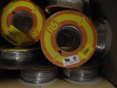 *Ten Spools of Black Wiring Ref:WS-16/2-KUL