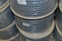 *Spool of 100m of Three Core & Earth Cable 300/550V (Grey/Black, Grey, Brown) - 1.5mm