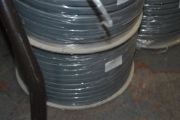 *Spool of 100m of Three Core & Earth Cable 300/550V (Grey/Black, Grey, Brown) - 1.5mm