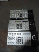 3 Camera Control Stations with Joy Sticks