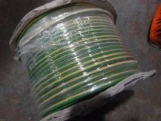 *Roll of Green and Yellow 100m Single Core 6491X6X