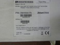 *Dedicated Micro Pan & Tilt Head - 24VDC Constant