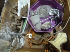 Box of Assorted Claw Ball Cast Metal Bath Feet, Ca