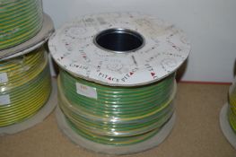 *Roll of Green and Yellow 100m 10mm2 1107V-R Cable