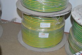 *Roll of Green and Yellow 100m 10mm2 1107V-R Cable