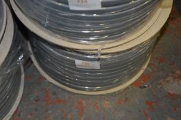 *Spool of 100m of Three Core & Earth Cable 300/550V (Grey/Black, Grey, Brown) - 1.5mm