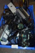 *Box of CCTV Cameras and Spares