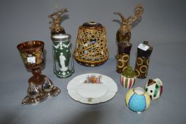 Table Lot; Denby Salt & Pepper, Pair of Jugs, Lust