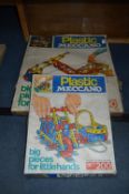 Plastic Meccano Sets No.200 and 400 (Boxed)