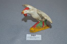 Painted Metal Chicken Car Mascot