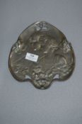 Reproduction Art Nouveau Metal Dish