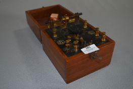 BBC Postmaster Type B619 Meter in Mahogany Box