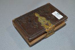 Small Leather Bound Bible circa 1860
