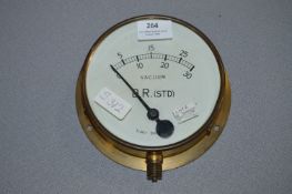 BR Standard Brass Pressure Gauge