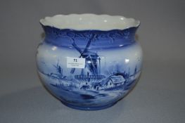 Blue Delft Royal Bonn Jardiniere