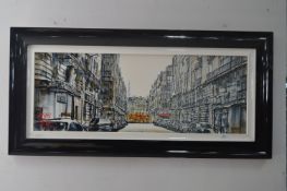 Nigel Cooke Oil on Board - London Street Scene (48