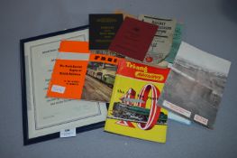 1950's British Rail Rule Books, Documents, etc.