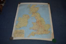 Early British Railways Map of the UK