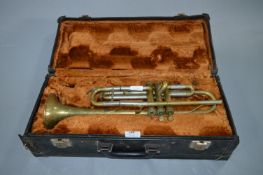 Cased Brass Boosey & Hawkes Emperor Trumpet