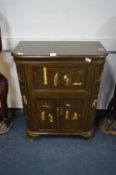 Japanese Shibiyama Cocktail Cabinet with Mother of
