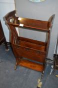 Mahogany Magazine Book Stand