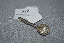 Small Silver Condiment Spoon - Approx 7.6g