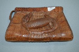 Crocodile Skin Handbag