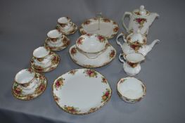 Royal Albert Old Country Roses Tea Set Nineteen Pi
